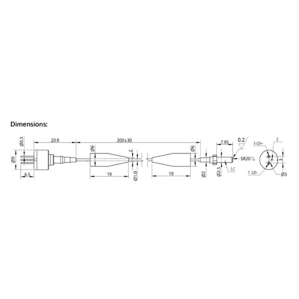 Stock of long-distance optical cable G 652D