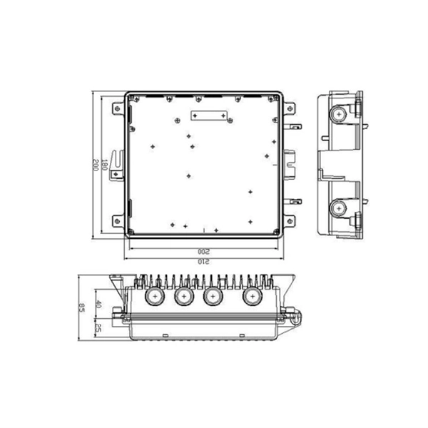 Security cabinets in network cabinets