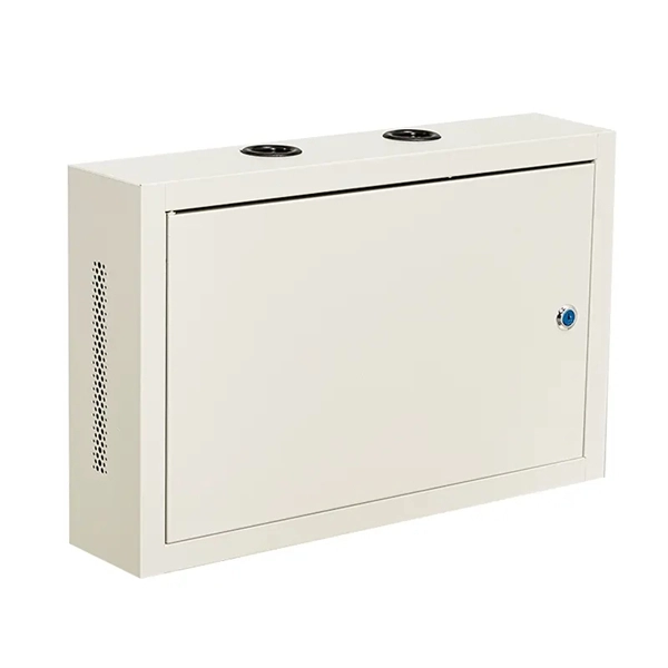 Dimensions of a 12-core fiber optic distribution box