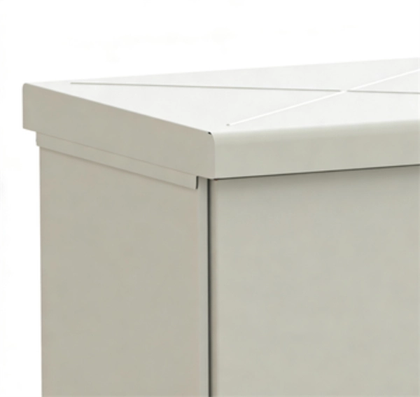 Three-level distribution box left inlet right outlet