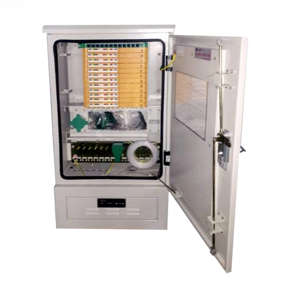 How to connect fiber optic cables to a double-sided panel