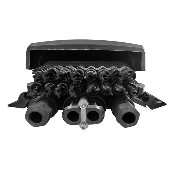 Cap-style fiber optic cable junction box